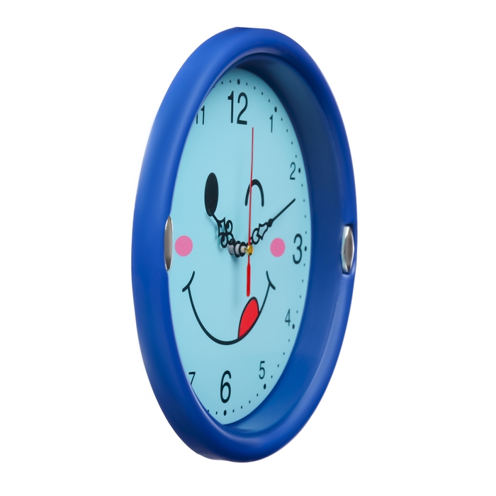 Детские настенные часы Детские настенные часы "Смайл", плавный ход, d-23 см