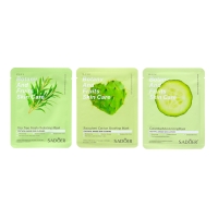 Набор увлажняющих, тканевых масок для лица &laquo;Botanika №2&raquo;, 3 шт