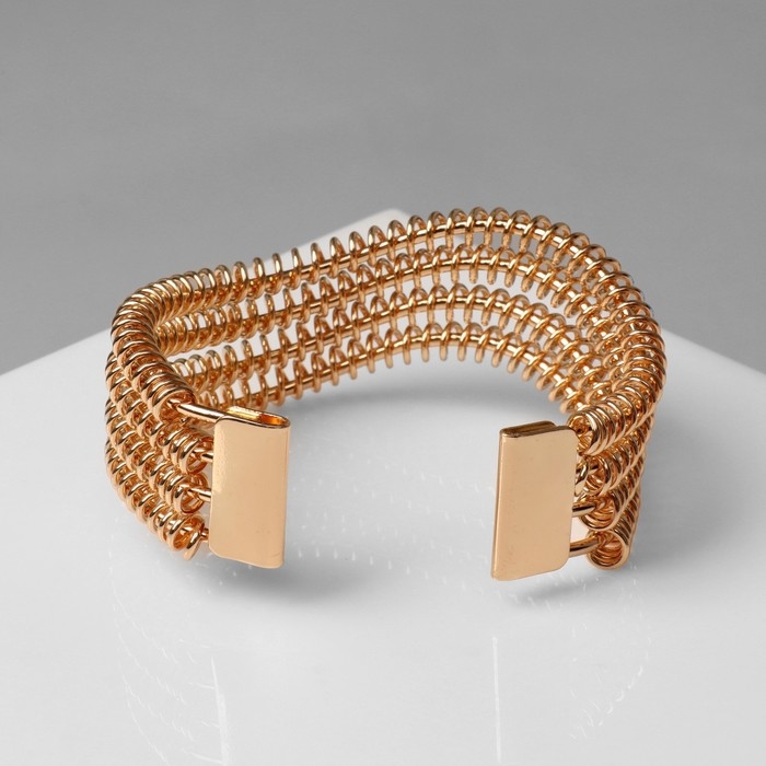 Браслет металл &laquo;Афина&raquo; винтовой, цвет золото