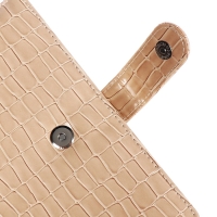 Ежедневник датированный 2025 A5 168 листов, deVENTE.Barbara, твердая обложка кожзам с поролоном, хлястик, перфорация, ляссе, блок 70, бежевый Ежедневник датированный 2025 A5 168 листов, deVENTE.Barbara, твердая обложка кожзам с поролоном, хлястик, перфорация, ляссе, блок 70, бежевый