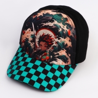 Кепка детская для мальчика &laquo;Волны&raquo;, аниме, цвет чёрный, р-р 52-54, 5-7 лет