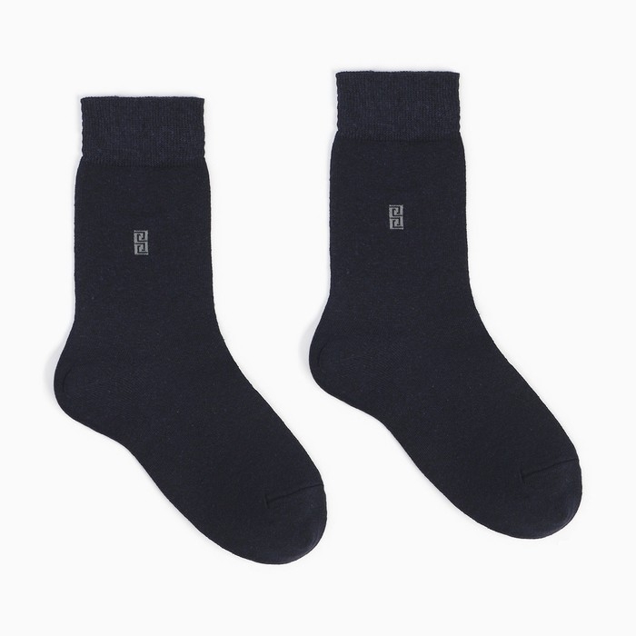 Носки мужские, цвет тёмно-синий, размер 27 Носки мужские, цвет тёмно-синий, размер 27