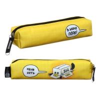 Пенал мягкий, 1 отделение, 45 х 200 х 40 мм, объёмный, микрофибра на ПВХ-основе, Феникс "Будни кота" Пенал мягкий, 1 отделение, 45 х 200 х 40 мм, объёмный, микрофибра на ПВХ-основе, Феникс "Будни кота"