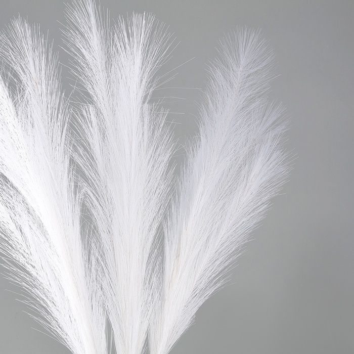 Пампасная искусственная трава, высота 70 см, набор 3 шт., цвет белый