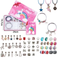 Набор для создания браслетов &laquo;Подарок для девочек&raquo;, единорог, 71 предмет, цветной