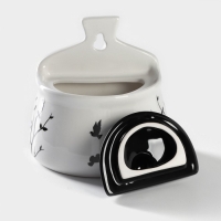 Солонка Доляна &laquo;Весенний вечер&raquo;, 600 мл, 14&times;10&times;14 см