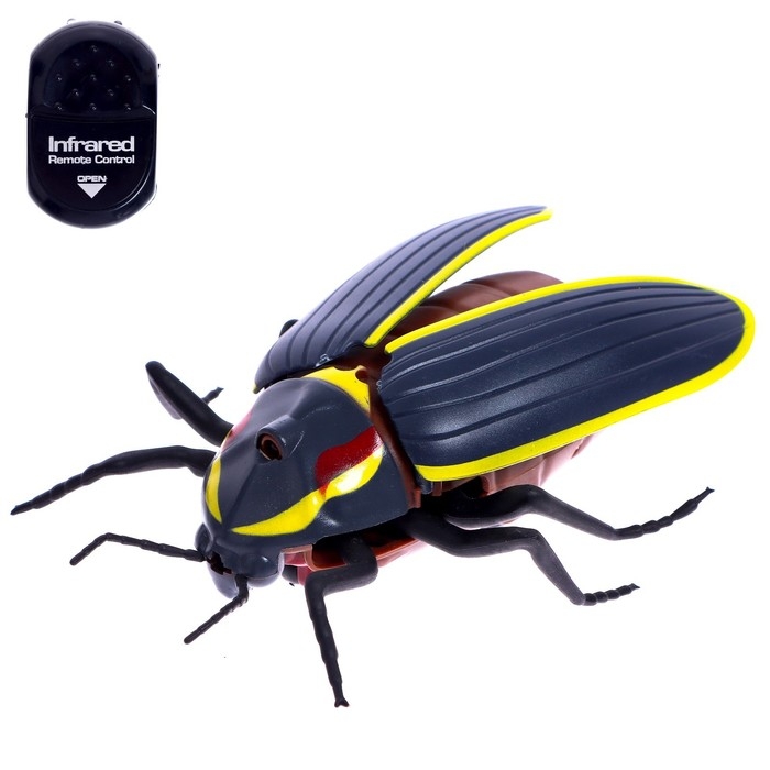 Насекомое радиоуправляемое &laquo;Светлячок&raquo;, работает от батареек, свет