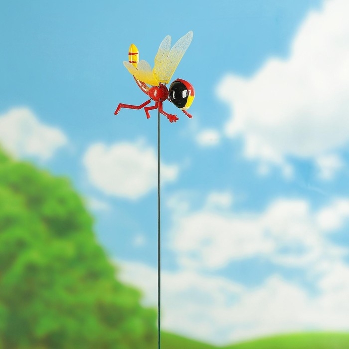 Штекер "Стрекоза волшебница" 40см, набор 2шт, МИКС