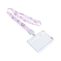 Бейдж горизонтальный внешний размер 10 х 7,8 см, внутренний размер 5,2 х 8,2 см, лента 42 см, с рисунком "Лапки" Бейдж горизонтальный внешний размер 10 х 7,8 см, внутренний размер 5,2 х 8,2 см, лента 42 см, с рисунком "Лапки"