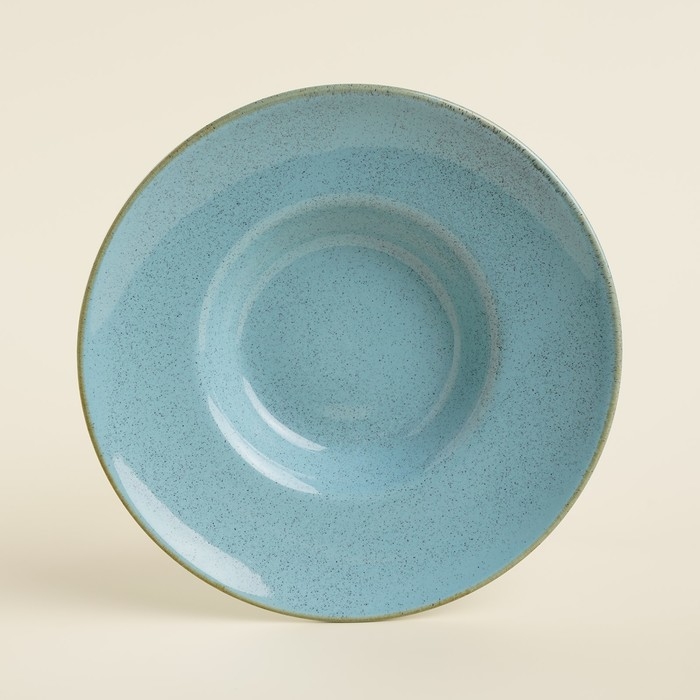 Набор тарелок для пасты SL Home &laquo;Аззура&raquo;, 160 мл, d=21,5 см, цвет бирюзовый