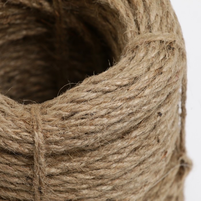 Канат джутовый 4 мм (50 м) бухта Канат джутовый 4 мм (50 м) бухта