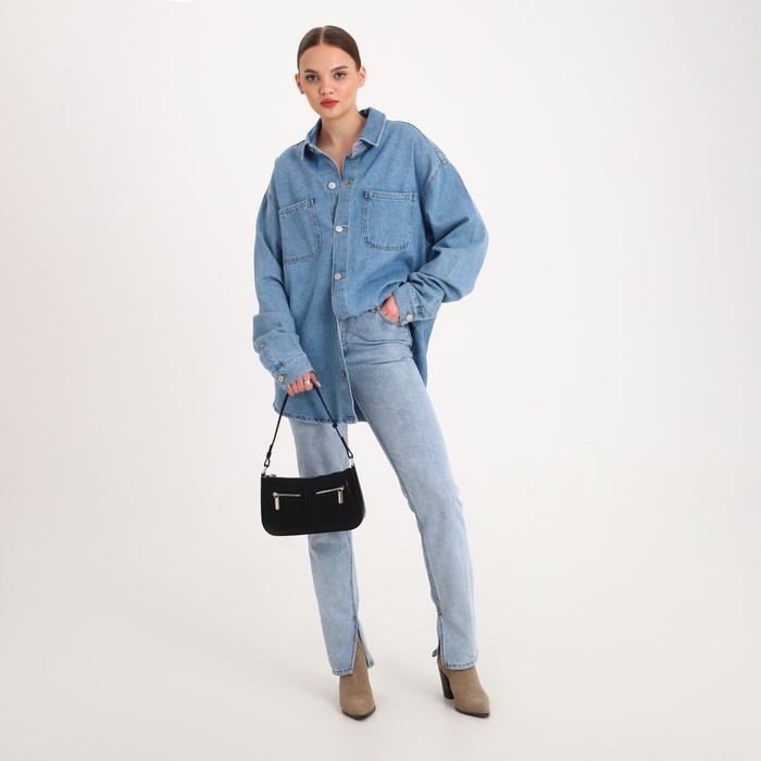 Сумка женская TEXTURA, маленький размер, цвет чёрный Сумка женская TEXTURA, маленький размер, цвет чёрный