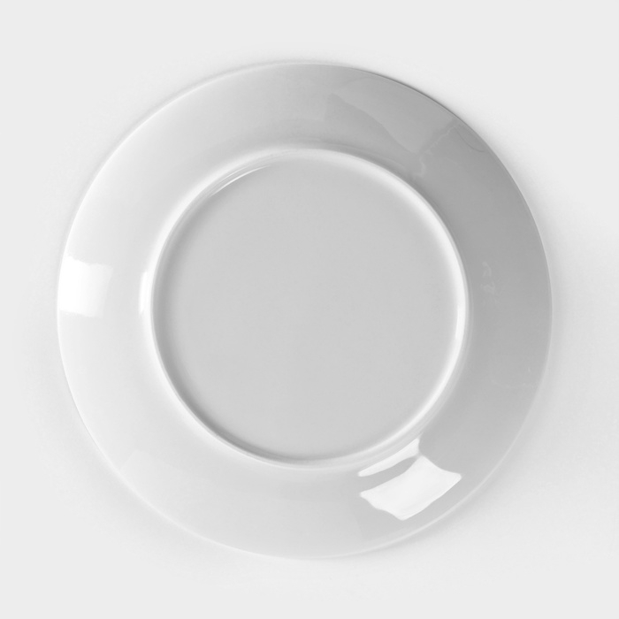 Тарелка фарфоровая &laquo;Универсал&raquo;, d=24 см, белая