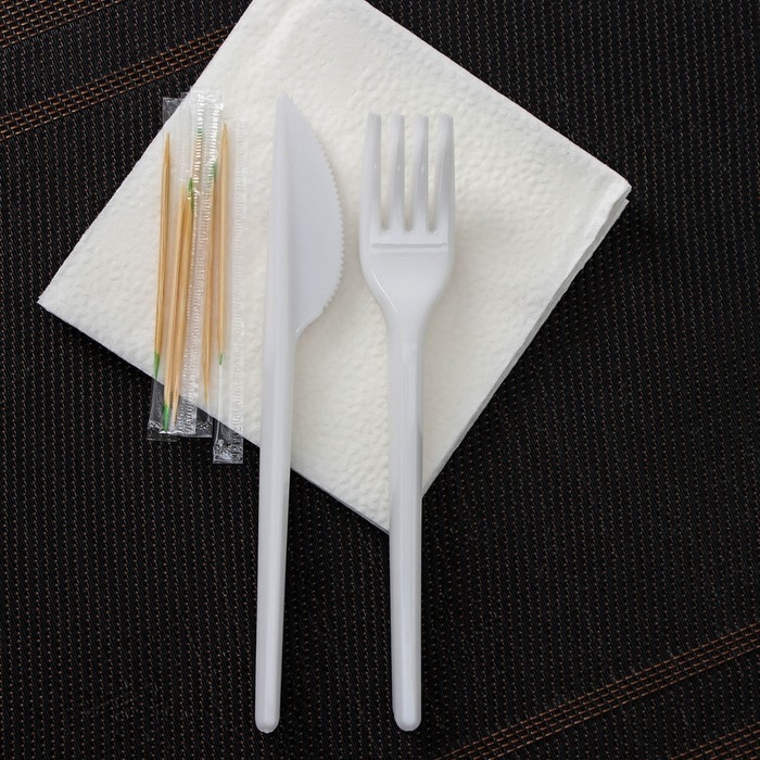 Набор пластиковой одноразовой посуды на 6 персон Не ЗАБЫЛИ! «Биг-Пак №2», цвет белый Набор пластиковой одноразовой посуды на 6 персон Не ЗАБЫЛИ! «Биг-Пак №2», цвет белый