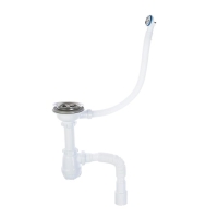 Сифон для мойки Aquant, 3 1/2" х 40 мм, круглый перелив, с гофрой 40х40/50 мм Сифон для мойки Aquant, 3 1/2" х 40 мм, круглый перелив, с гофрой 40х40/50 мм