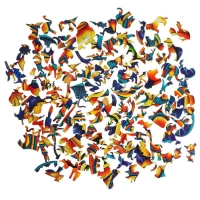 Пазл деревянный фигурный &laquo;Царский тигр&raquo;, 168 элементов