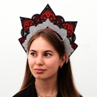 Кокошник карнавальный &laquo;Готический&raquo;, фетр