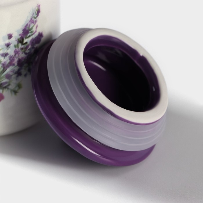 Сахарница Доляна &laquo;Лаванда&raquo;, 150 мл, d=7 см