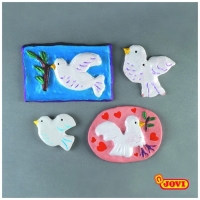 Масса для лепки самозатвердевающая полимерная, белая 500 г, JOVI Масса для лепки самозатвердевающая полимерная, белая 500 г, JOVI