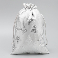 Мешочек подарочный парча &laquo;С Новым Счастьем&raquo;, 20 х 30 см +/- 1.5 см, Новый год