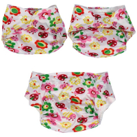 Трусики-подгузник, многоразовый, с вкладышем &laquo;Бабочки&raquo;, Крошка Я