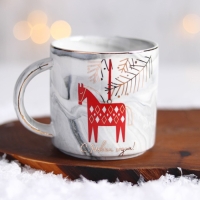 Новый год. Кружка керамическая &laquo;С новым годом&raquo;, 350 мл