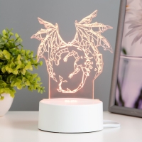 Светильник "Дракон" LED RGB от сети 14,2х9,5х16 см RISALUX