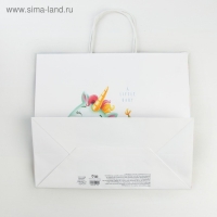 Пакет подарочный крафт, упаковка, &laquo;Малыши&raquo;, 32 х 28 х 15 см