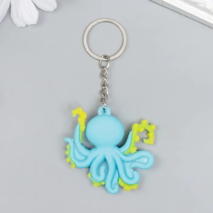 Брелок для ключей резина &laquo;Подводный мир&raquo;, 10.7&times;5.3 см, МИКС