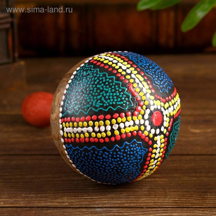 Сувенирный музыкальный инструмент Сувенирный музыкальный инструмент "Маракас" 22х9х9 см микс