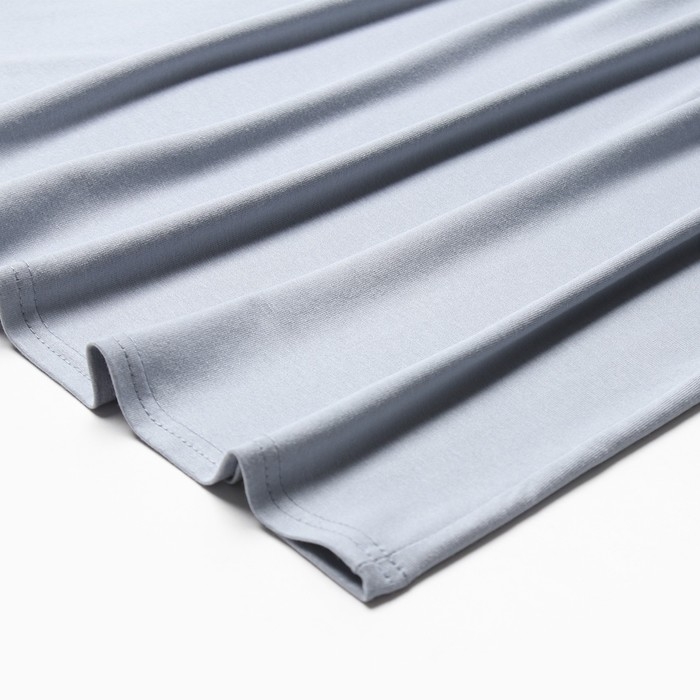 Лонгслив на одно плечо женский MINAKU: Basic line цвет серый, размер 44