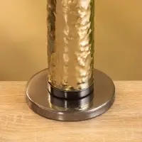 Подсвечник для свечи 8 см "Скиф" металл 30 см, цв. золото