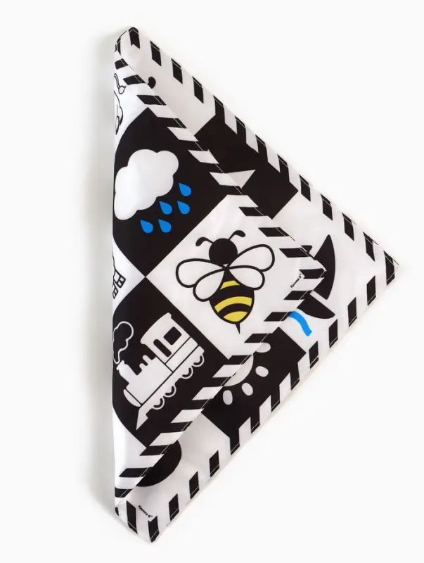 Игрушка платочек шуршалка по методике Г. Домана, 27х27см Крошка Я