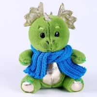 Новогодняя мягкая игрушка &laquo;Дракоша в шарфе&raquo;
