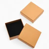 Коробочка подарочная под набор "Крафт", 9*9 см, цвет бежевый