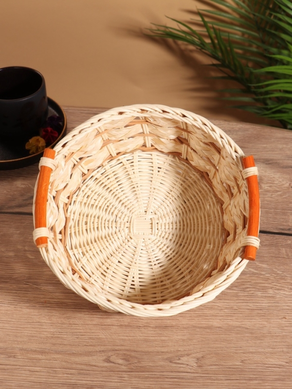 Корзина плетеная 23x22x10 см, ротанг