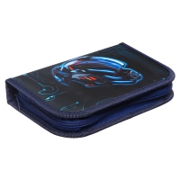 Пенал 1 секция, 130 х 210 х 40 мм, 2 откидные планки, тканевый, Calligrata TOP, Content "Мото шлем" Пенал 1 секция, 130 х 210 х 40 мм, 2 откидные планки, тканевый, Calligrata TOP, Content "Мото шлем"