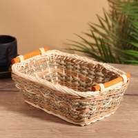 Корзина плетеная 23x17x9 см, ротанг