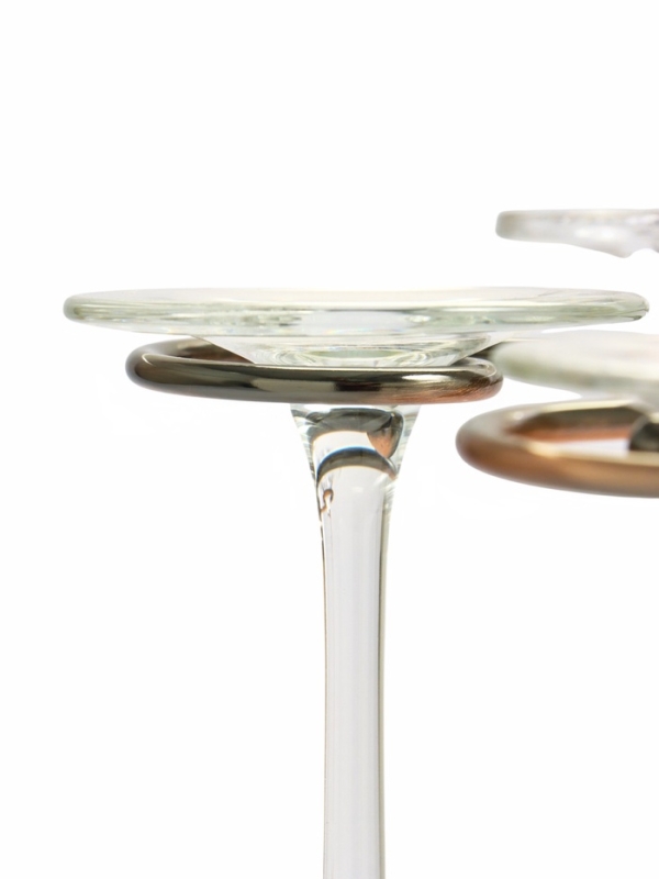 Подставка для бокалов, бронзового цвета, на 6 бокалов