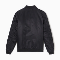 Бомбер мужской на молнии MIST, размер 48, черный