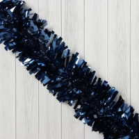 Мишура новогодняя «Зимнее волшебство. Грация», d-9 см, 200 см, синий Мишура новогодняя «Зимнее волшебство. Грация», d-9 см, 200 см, синий