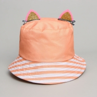 Панама детская для девочки &laquo;Лисичка&raquo;, с ушками, р-р 52-54