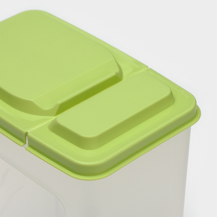 Ёмкость для сыпучих продуктов, 1,75 л, прозрачный, крышка МИКС