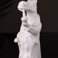 Статуэтка "Конь в пальто" 11х5 см, натуральный