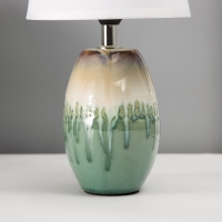 Настольная лампа с абажуром RISALUX &laquo;Эвита&raquo;, Е14, 40 Вт, 20&times;15&times;30 см