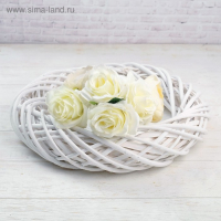 Кашпо &laquo;Кольцо&raquo;, 40&times;8 см, ива