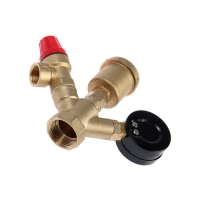 Группа безопасности AQUALINK, для котлов отопления, 1", 3 бар, компакт Группа безопасности AQUALINK, для котлов отопления, 1", 3 бар, компакт