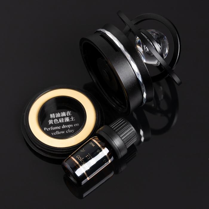 Аксессуар на панель, гравитационные кольца, вращается от солнца, галактика, черный