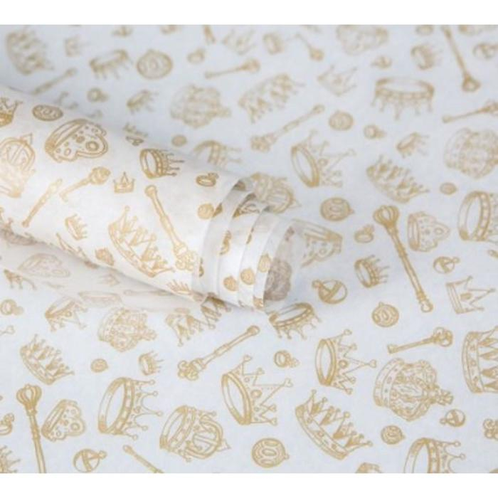 Бумага силиконизированная &laquo;Короны&raquo;, для выпечки, 0,38 х 5 м