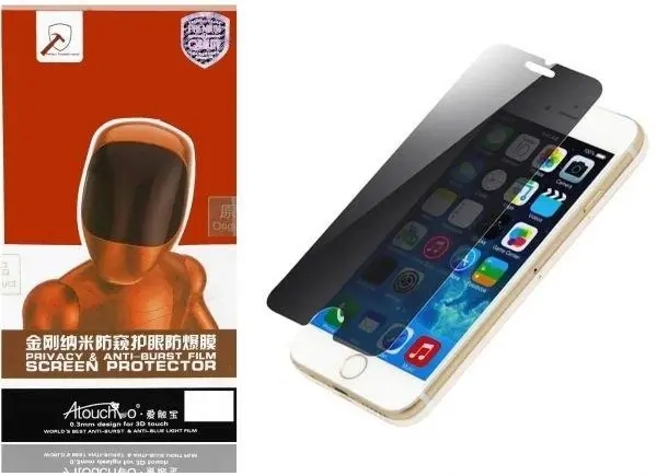 Защитная пленка IPh XS/X анти-шпион Alouch